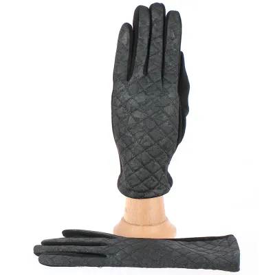 Gants Jacqueline Tactiles Femme Noir - Traclet Reference : 5020 | Chapellerie Traclet