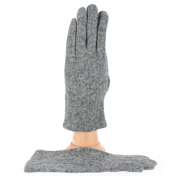 Alice Wool Touchscreen Gloves for Women in gray - Traclet