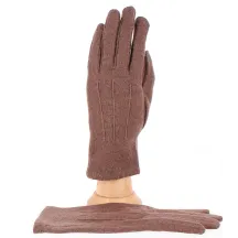 Women's Brown Alice Wool Touchscreen Gloves - Traclet Reference: 5019 | Traclet Hat Shop