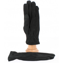 Men's Aaron Leather Gloves Black - Traclet