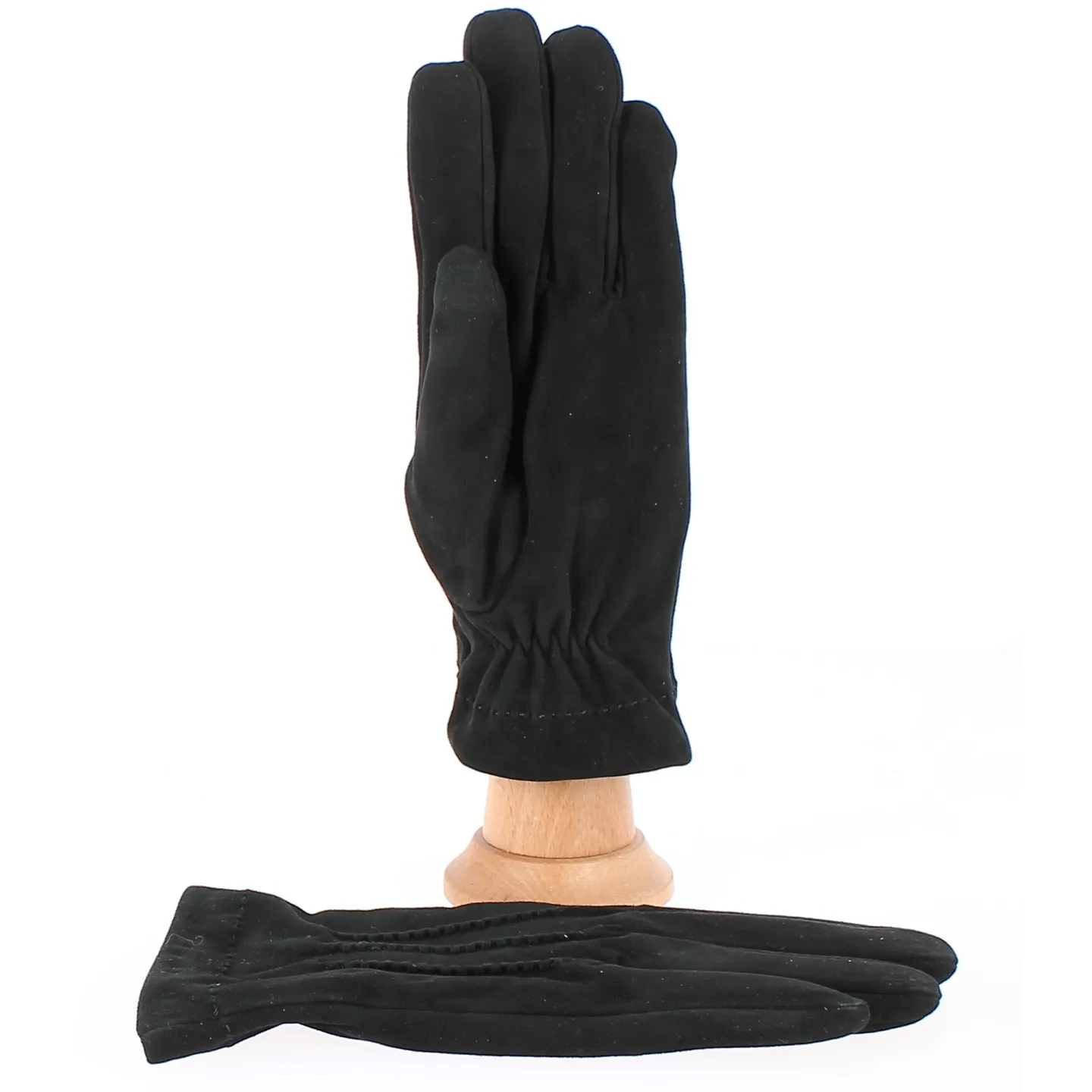 Gants Homme Aaron Cuir  Noir - Traclet  Reference : 608 | Chapellerie Traclet