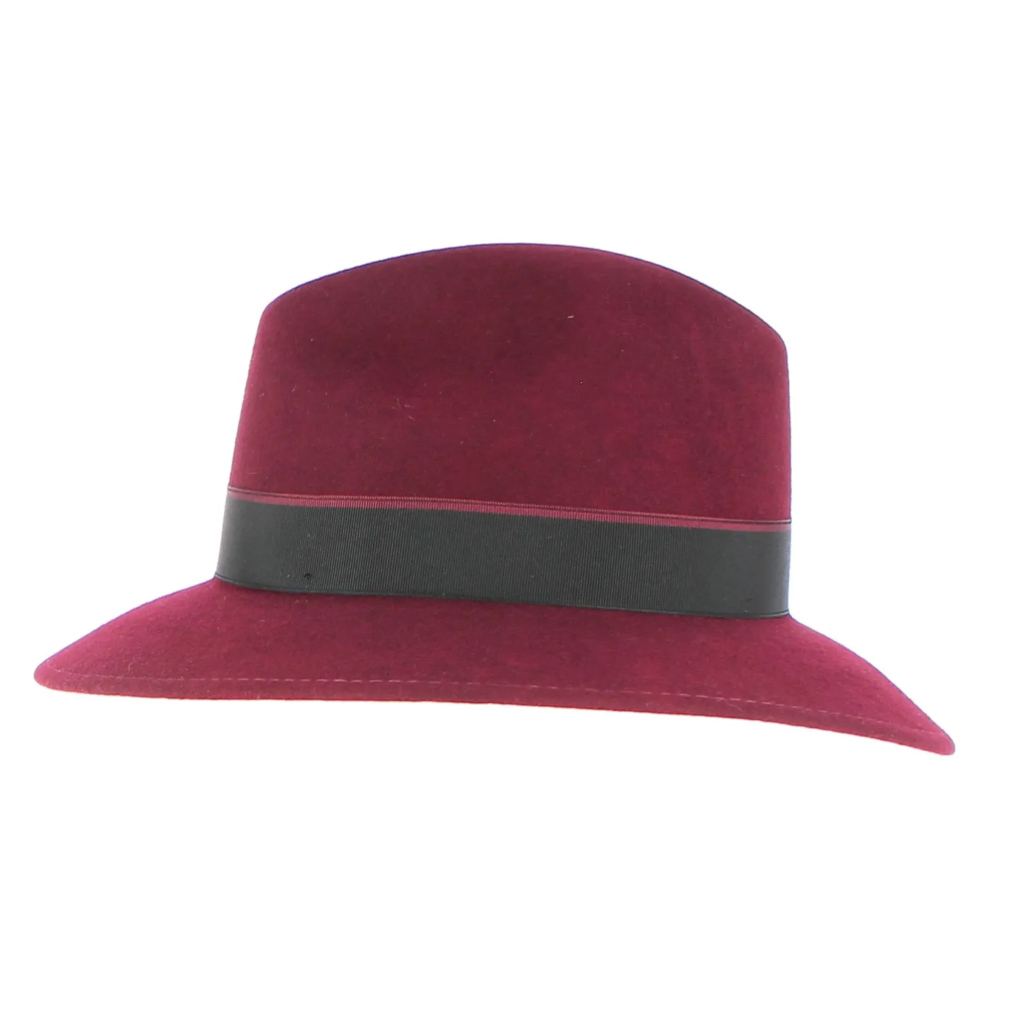 Chapeau Traveller Alberto en Feutre Alberto Laine Noir- Fléchet Reference : 8472 | Chapellerie Traclet