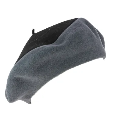 Beret amboise noir et gris - Héritage par Laulhère  Reference : 1083 | Chapellerie Traclet