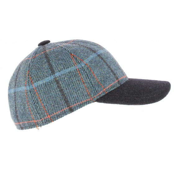 Crambes Blue Wool Biziat Baseball Cap