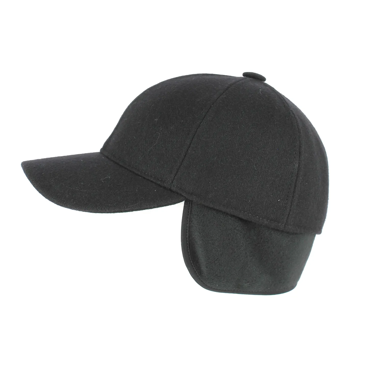 Casquette Gang Cache-Oreilles Noir - Crambes Reference : 2091 | Chapellerie Traclet