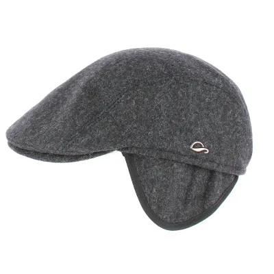 Jackson Flat Cap with ear flaps Wool - Göttmann Reference: 3481 | Chapellerie Traclet