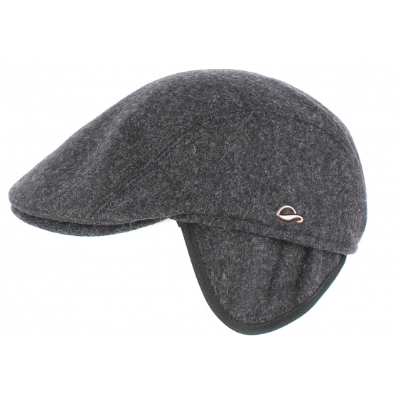 Jackson Flat Cap with ear flaps Wool - Göttmann