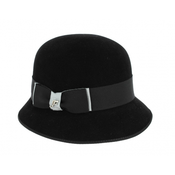 Judith Black Felt Rabbit Hat