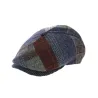 Casquette Hatteras Alphonse en Patchwork Laine- Traclet  Reference : 8471 | Chapellerie Traclet