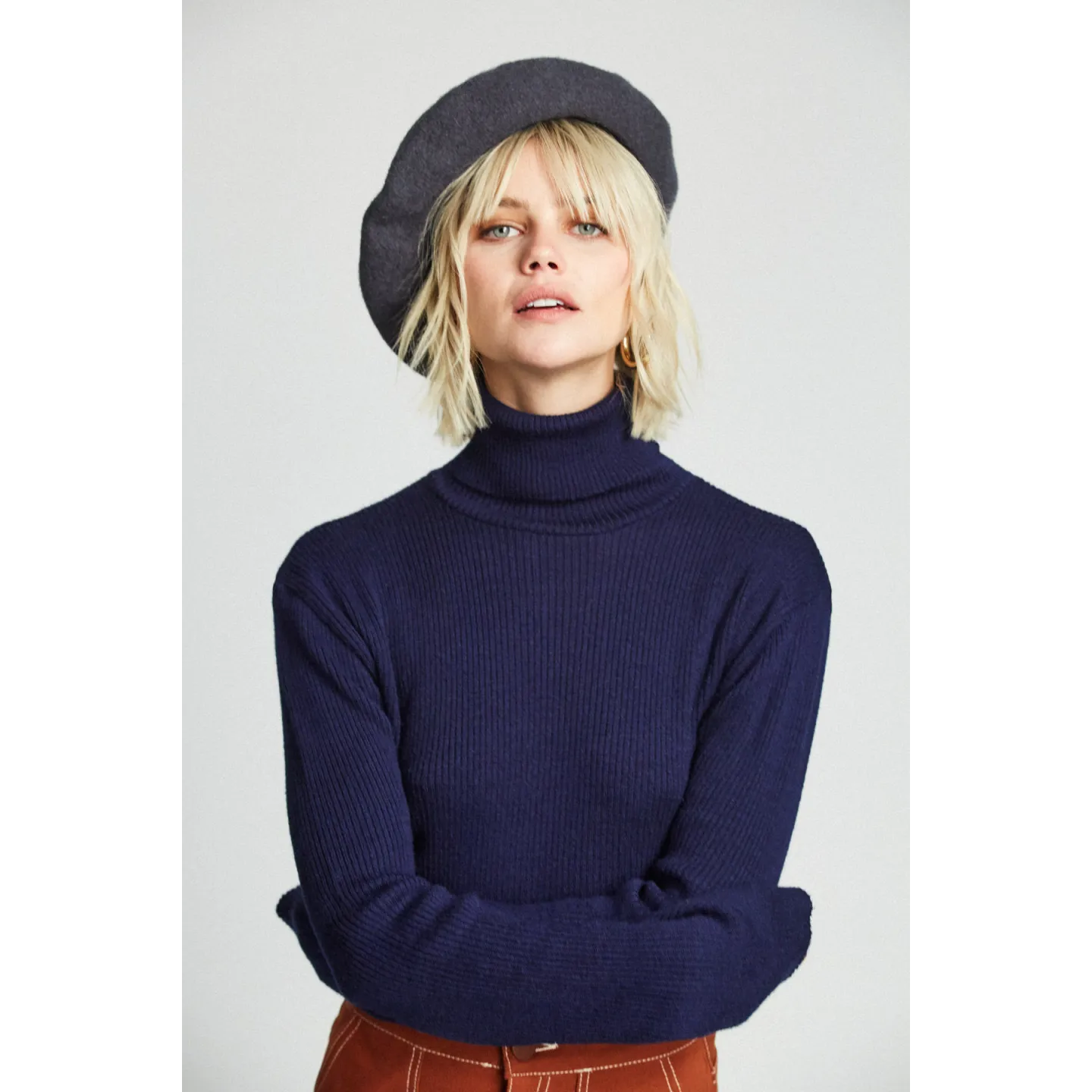 Audrey Wool Beret Dark Green - Brixton Reference: 8493 | Traclet Hat Shop