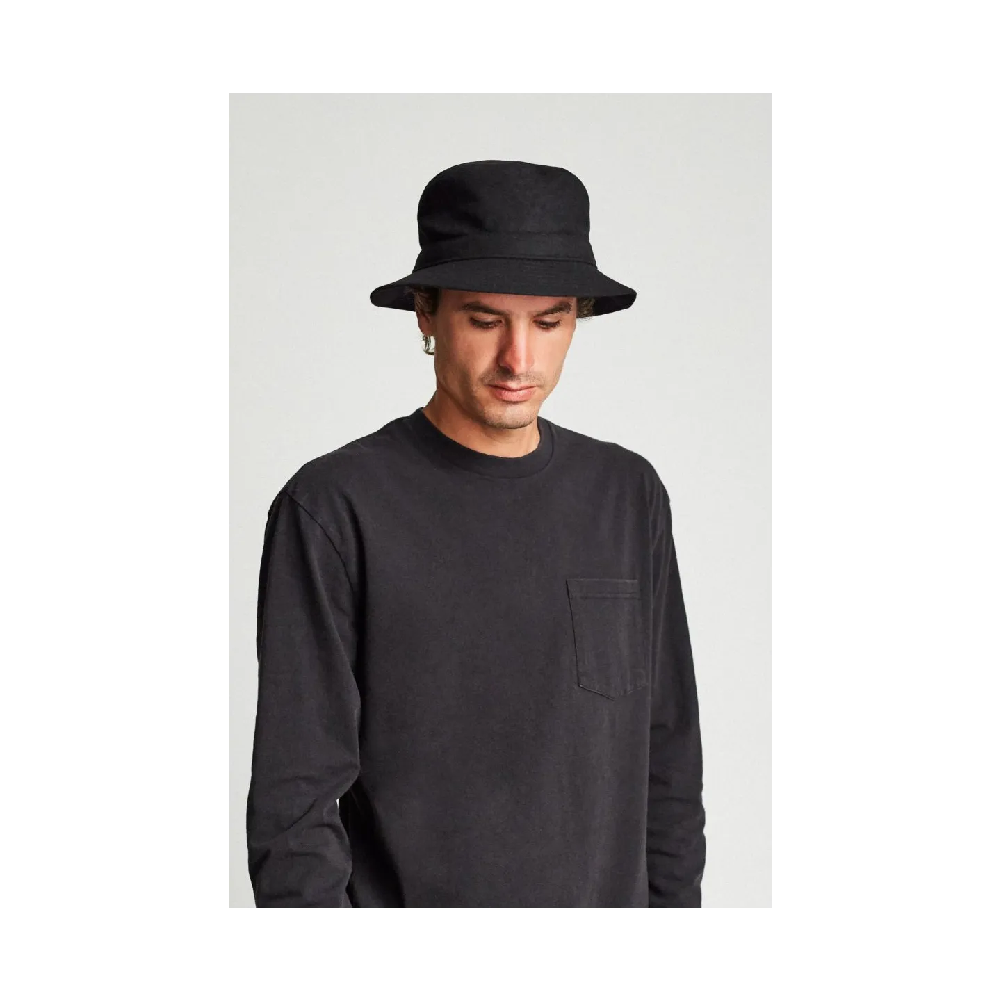 BURROUGHS Bucket Hat Black - Brixton Reference: 8500 | Traclet Hat Shop