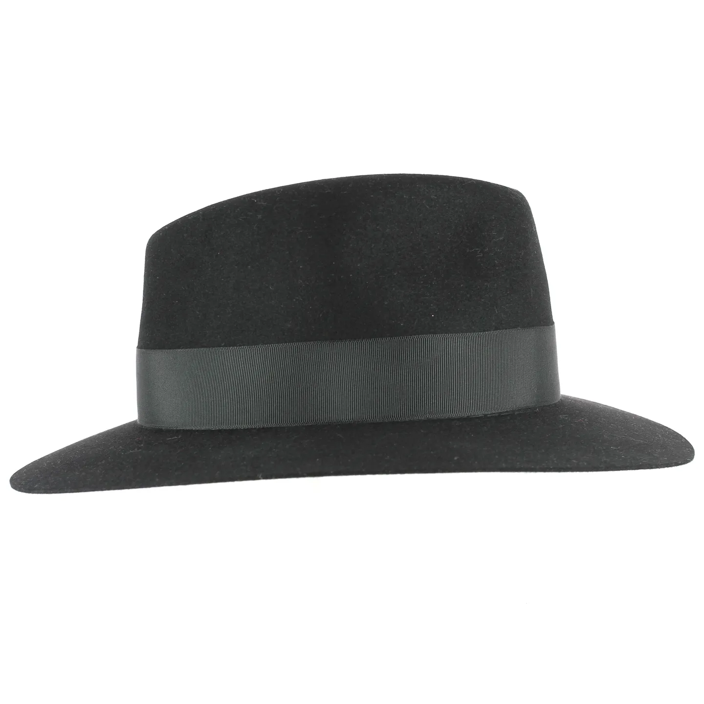 Chapeau traveller Sylvestre en Feutre Lapin Noir-Fléchet Reference : 8445 | Chapellerie Traclet