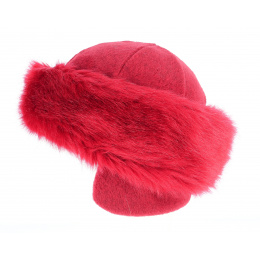 Chamonix Toque Red Fur - Traclet