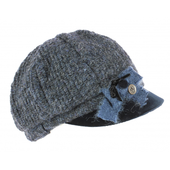 Jordana Blue Newsboy Cap - TRACLET