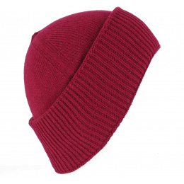 Cousteau Red Wool Beanie Made in France - Traclet