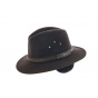 Brown Wool Felt Mac Eye Traveller Hat with Ear Flaps - Herman