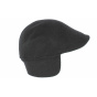 Polo cap earflap Black - Crambes