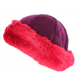 Ondio Two-Tone Fur Beanie - Traclet
