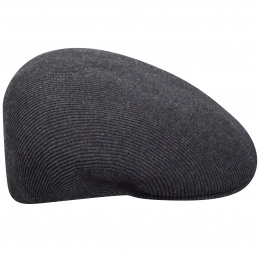 Carl Cotton Rib 504 Anthracite cap-Kangol