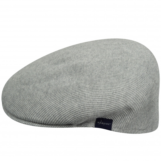Carl Cotton Rib 504 Light Gray Cap - Kangol