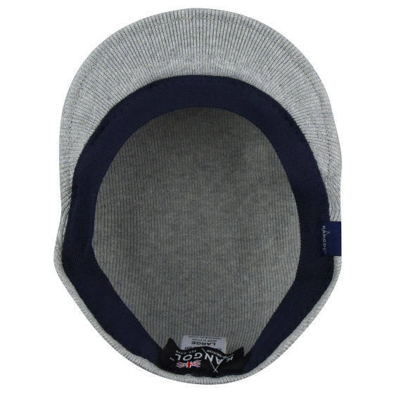 Casquette Carl Cotton Rib 504 Gris Clair-Kangol  Casquette Carl Cotton Rib 504 Gris Clair-Kangol