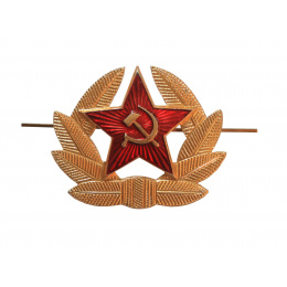 Soviet Red Star roundel badge