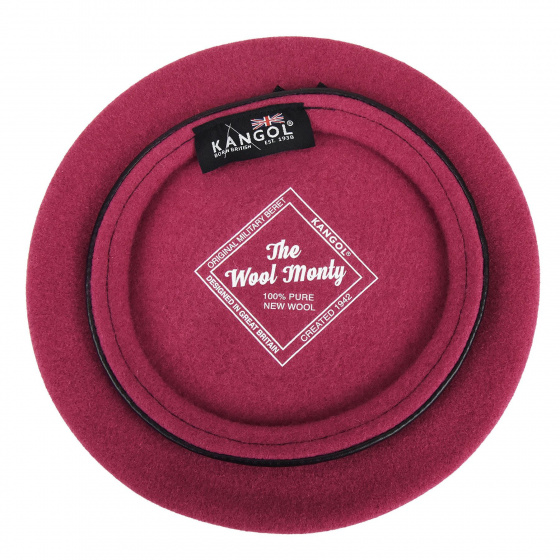 Béret Wool Monty Kangol Grenat