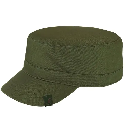 Khaki Cotton Army Cap - Kangol Reference: 8558 | Chapellerie Traclet