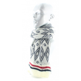 Echarpe le cocorico Jacquard Mohair