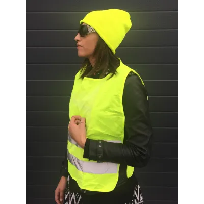 Yellow French Long Beanie - Traclet Reference: 4170 | Traclet Hat Shop