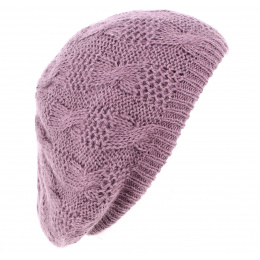 Béret Femme Florence Angora Lilas - Traclet