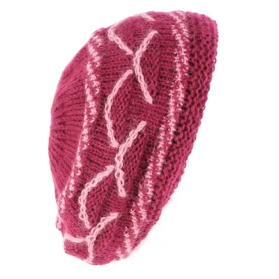 Angora Knit Beret / Beanie Lecce Cassis - Traclet - buy knit beret Reference: 4114 | Chapellerie Traclet
