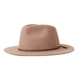 Wesley Fedora Sand Wool Felt Hat - Brixton