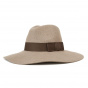 Piper Wide-Brimmed Hat Natural Wool Felt - Brixton