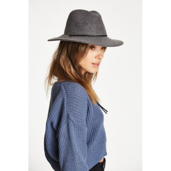 Chapeau Traveller Field Feutre Laine Anthracite - Brixton Chapeau Traveller Field Feutre Laine Anthracite - Brixton