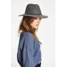 Chapeau Traveller Field Feutre Laine Anthracite - Brixton Reference : 8579 | Chapellerie Traclet