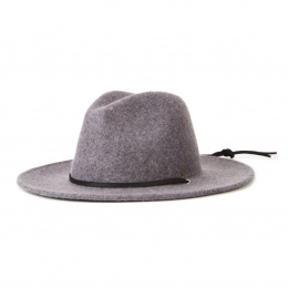 Traveller Field Hat Felt Wool Anthracite - Brixton