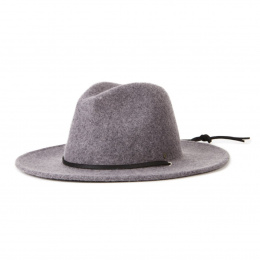 Traveller Field Hat Wool Felt Anthracite - Brixton