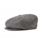 Ollie Grey/White Flat Cap - Brixton