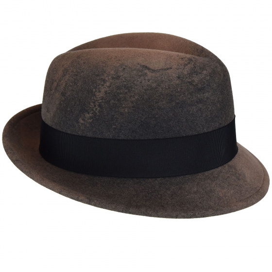 Chapeau Trilby Tino Taupe - Bailey