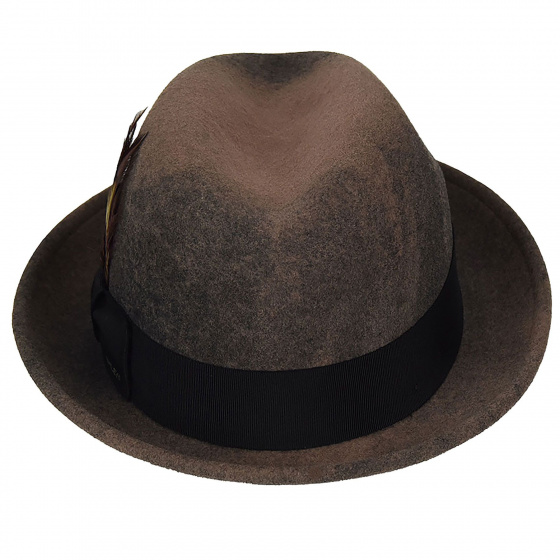 Tino Trilby Hat Taupe - Bailey