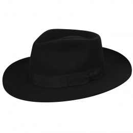 Bankside Fedora Hat Black- Bailey 
