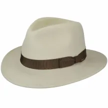 Chapeau Fedora Curtis Feutre Crème - Bailey - boutique bailey Reference : 8602 | Chapellerie Traclet