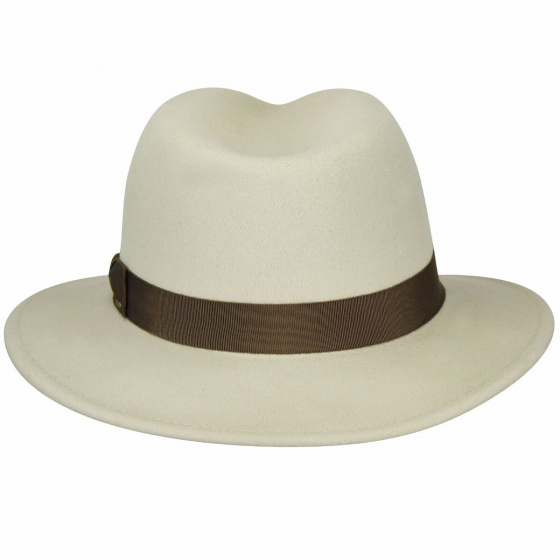 Chapeau Fedora Curtis Feutre Crème - Bailey Chapeau Fedora Curtis Feutre Crème - Bailey