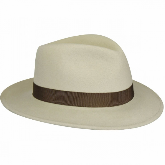 Curtis Cream Felt Fedora Hat - Bailey Curtis Cream Felt Fedora Hat - Bailey