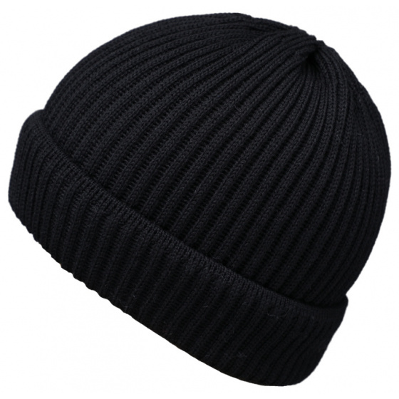 Black Ebern Knit Beanie - Traclet