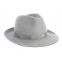 Fedora Hat Le Chazelles Grey Fur Felt - Fléchet