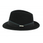 Gueret Black Felt Fedora Hat - Traclet
