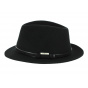 Mans Black Felt Traveller Hat - Traclet