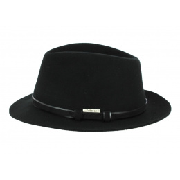 Traveller Mans Black Felt Hat - Traclet